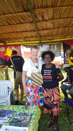 Helen Hakena Sue Mackwel High Commissioner