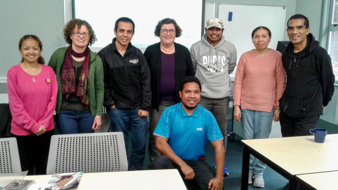 Trish Dwyer with Timor Leste 2